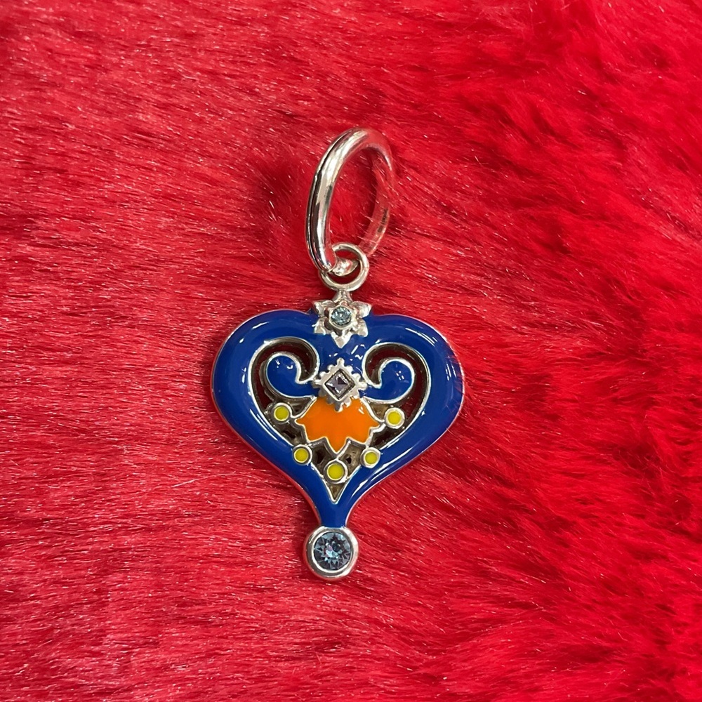 New Brighton La Farfalla Heart Charm.